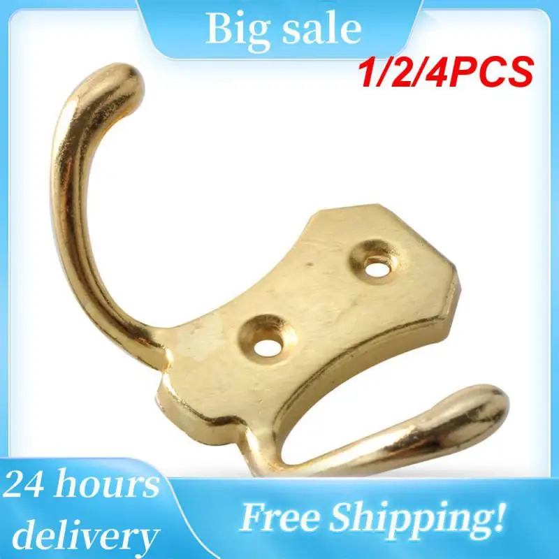 

1/2/4PCS Install Wall Hanging Hooks Zinc Alloy 100 Brand New Simple And Delicate High-quality Sturdy And Durable