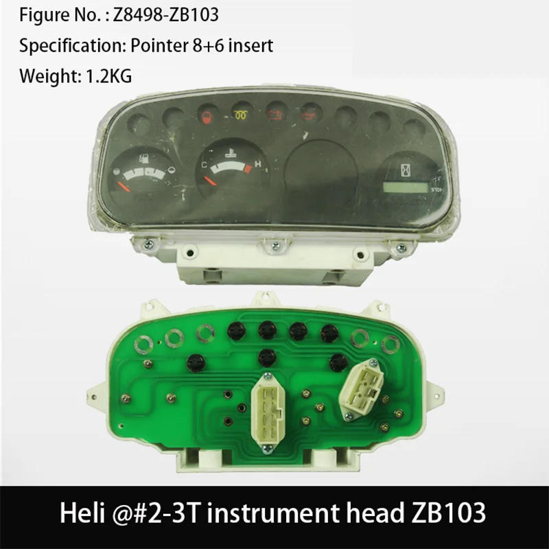 Forklift Instrument Head Z8498-ZB103 8+6 Insert Suitable for Heli @#2-3T