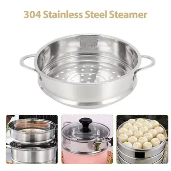 Stainless Steel Steamer Basket – Double-Ear Pot Steaming Grid for Vegetables, Seafood, and Rice 1