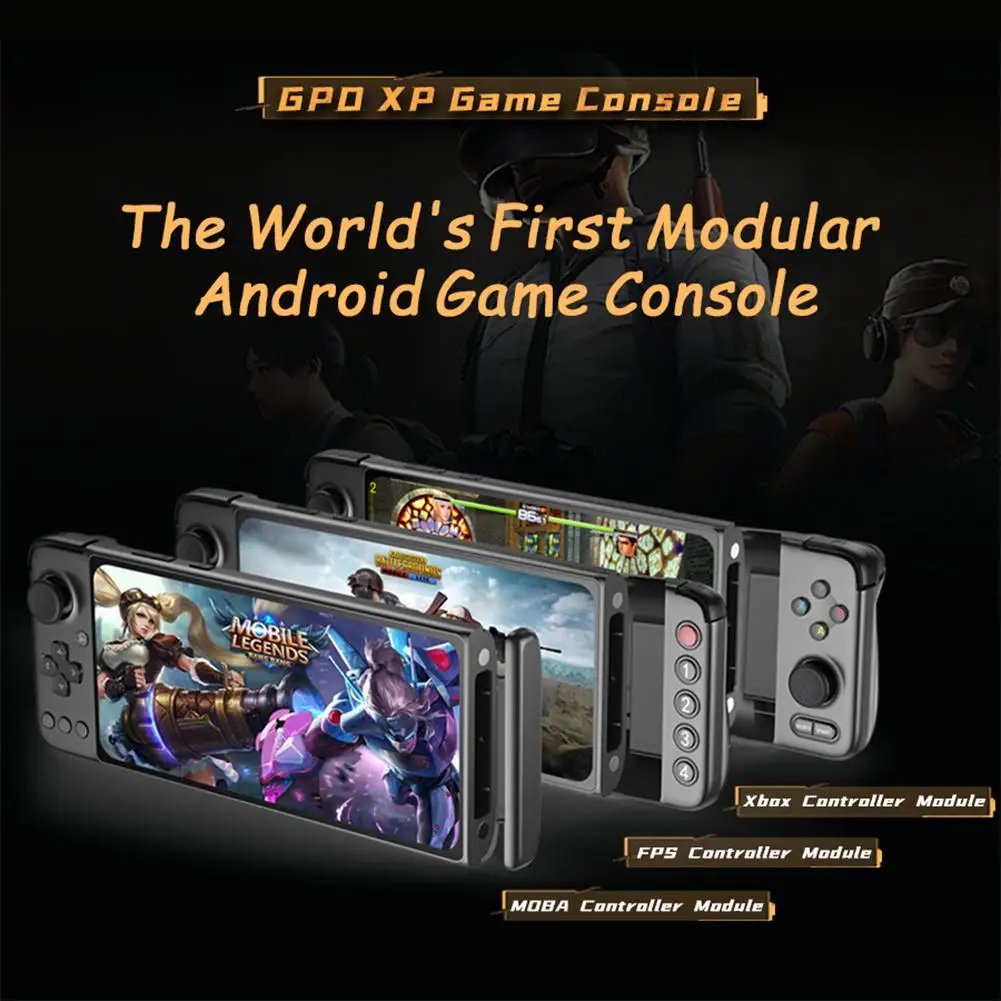 Original Protable Gaming GPD XP Android Handheld Console Android 11 CPU MediaTek Helio G95 Video Games Consoles 6.81 Inch Gift