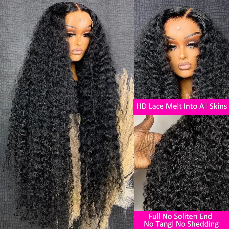 Water Wave Wigs Human Hair Brazilian Remy 13x4 Lace Front Human Hair Wig 30 40Inch human hair wig,human hair extensions,lace front wig,human hair wigs,front lace wig For Women PrePlucked 13x6 HD Lace Frontal Wig