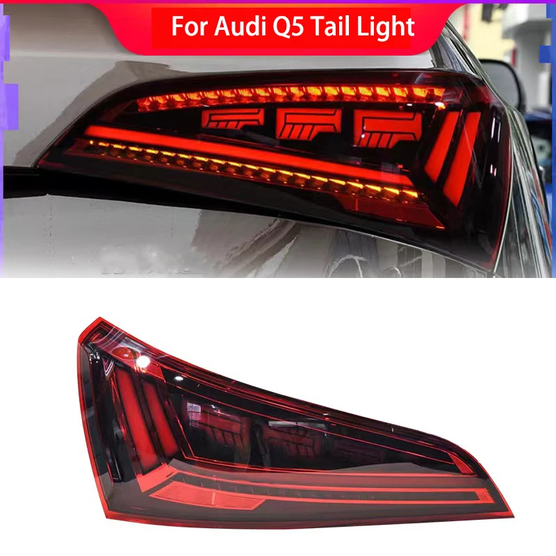 

Задний фонарь для Audi Q5 2008-2017, задний фонарь для автомобиля, задний фонарь, сигнал поворота, динамические ДХО, автомобильные аксессуары