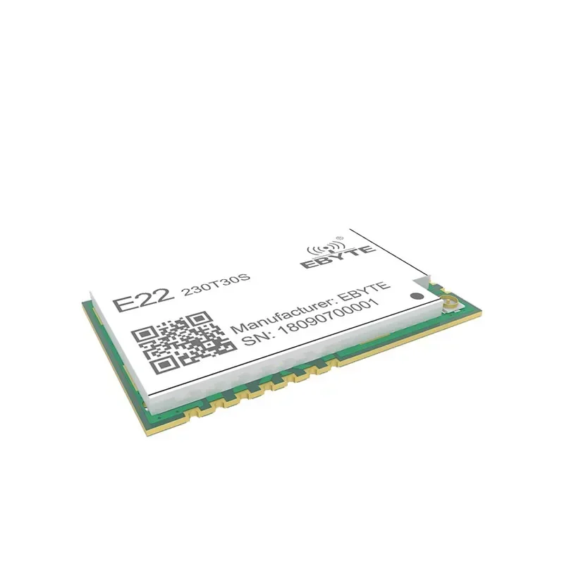 COJXU E22-230T30S LoRa 모듈, UART ISM 밴드 모듈, 무선 트랜시버 송신기, 리시버 SMD, 230Mhz, 30dBm, 10km