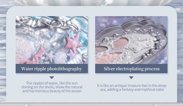 Description Picture 4 of itemFlower Knows Shell's Jewel Collection 6-Color Makeup Palette