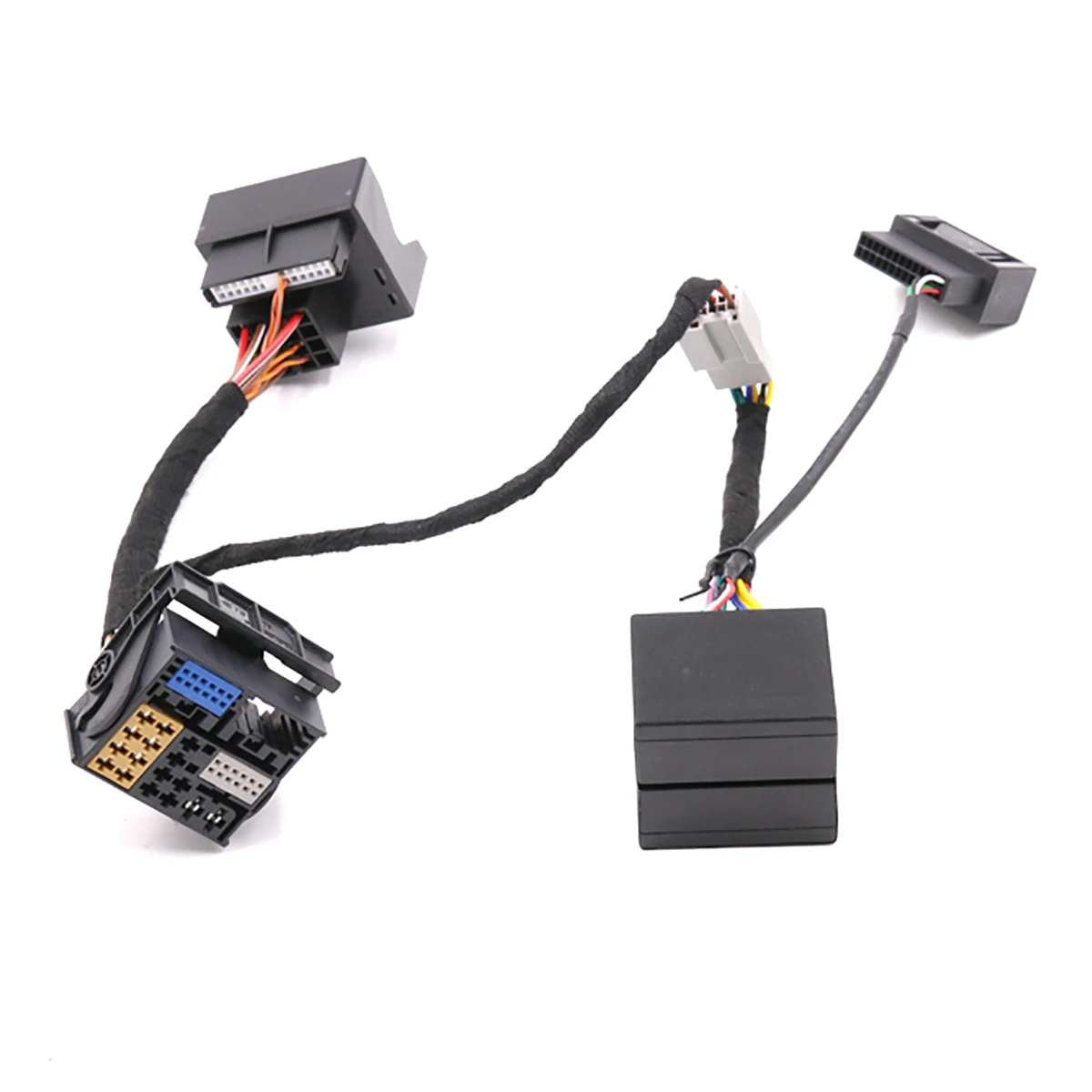 Scatola Adattatore Convertitore Di Segnale Cvbs Da Rgb A Av Per Fotocamera Rgb Originale Mib 2 682 Lcd Std2 Pq/Nav Radio Unit