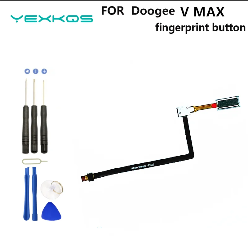 Nuovo Originale Doogee Vmax Cellulare Fingerprint Home Button Componenti Sensore Flex Cable Accessori Di Riparazione Per V Max