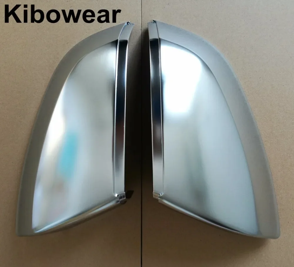 

Chrome Side Mirror Caps for Audi Q5 FY Q7 4M SQ5 Door Wing Covers Silver Matte aluminum Brushed Satin replace