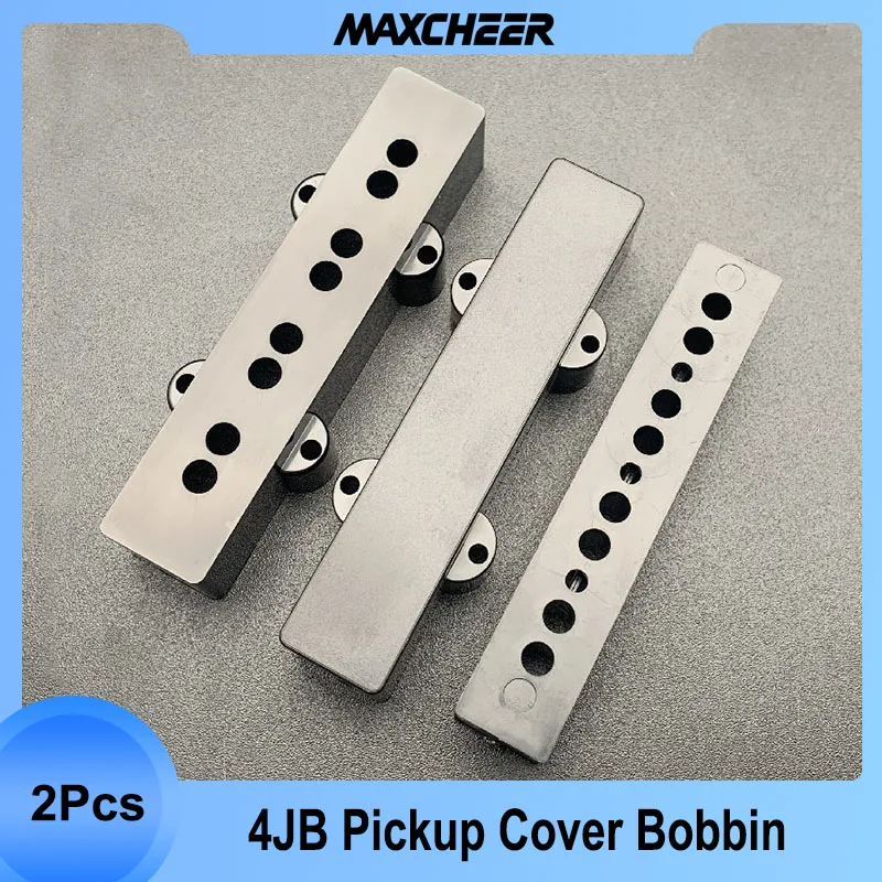 

2pcs 4 String ABS Bass Electric Guitar Pickup Cover Neck/Bridge Pickup Case Open/Closed type for JB Bass Guitarra