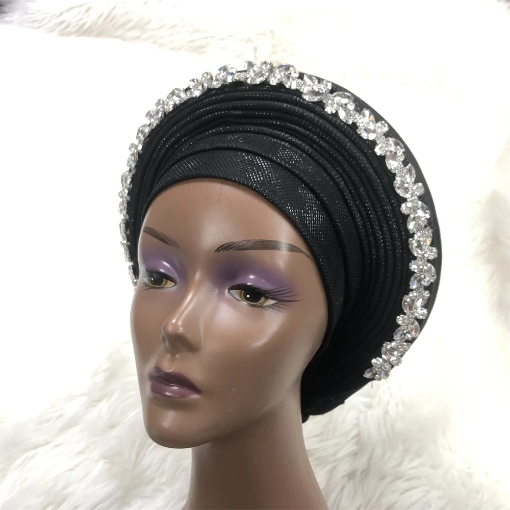 2022 Auto Gele Headtie Big Size Women Cap For African Hats Nigerian Auto Gele ASOOKE Headtie ASOEBI Headtie Wholesale Turban