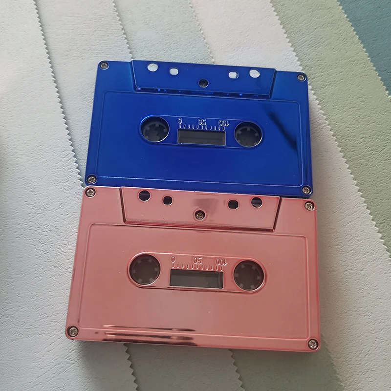 Gilded Electroplated Blank Audio Tape Standard Cassette Blank Tape Player Empty Magnetic Audio For Speech Music Recording