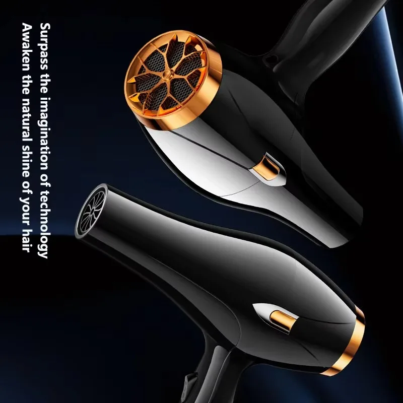 New Quick-drying Hair Dryer 1200W Constant Temperature Hair Care 6-speed Hot and Cold Wind Low Noice Salon Home Hotel Hairdress