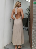 2024 Summer Women Backless Elegant Dress - Image 3