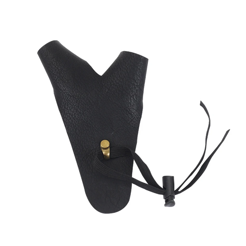 2 Fingers Sports Gloves Bracer Arrow Bow Shooting Supply Protective Guard Archer Hunting