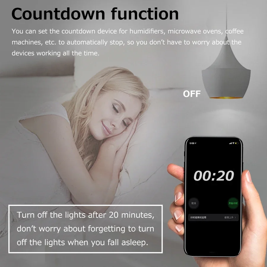 Smart Switch Wireless Remote Control Switch Smart Light Switch Tuya ZigBee Smart Switch WiFi Breaker Relay 16A 220V 110V 2-Way Control