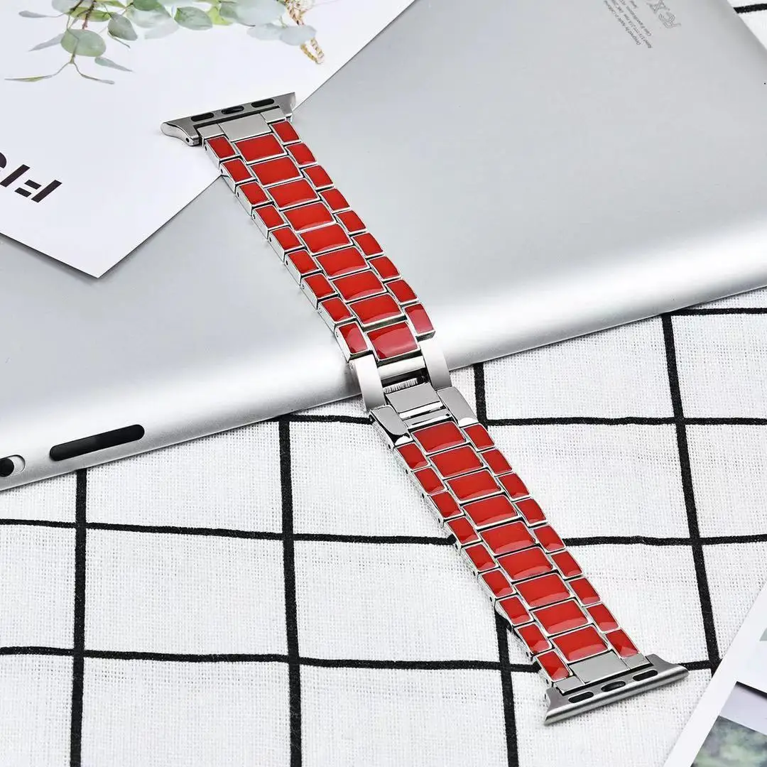 Metal strap for Apple watch Ultra 8 7 6 5 4 SE Three replacement bracelets for iwatch 49mm 45mm 41mmm 44mm 40mm 42mm 38mm strap
