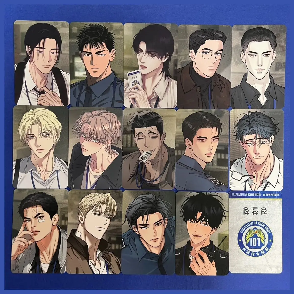 Korean Manga Comic Character HD Photocard Collection Set