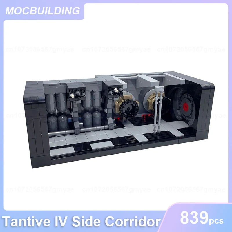 MOC Bausteine Yavin IV Rebellenbasis Besprechungsraum Diorama DIY Zusammenbau-Set Architekturmodell Sammlerstücke Spielzeug Geschenke – Detail 15