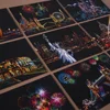 20*14cm Scratch Rainbow Magic Painting Paper Toy World City Attractions Series For Children DIY Drawing Adult Decompression Gift 4