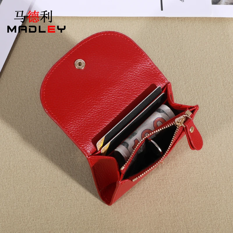 Practical Women's Small Card Wallet Simple and Fashionable Small Card Bag School Girls' Coin Wallet 5