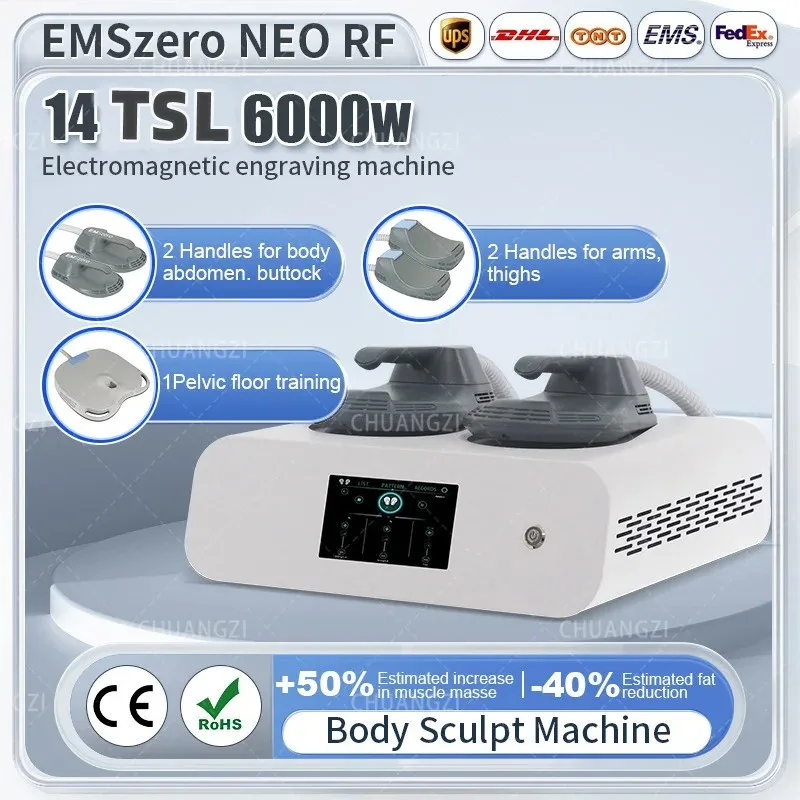 

Hi-Emt Neo Ems Body Muscle Sculpting Machine 4 Handles With Pelvic Stimulation Pads Optional EMSzero 2023 New