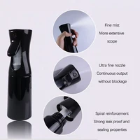 Flacon pulvérisateur continu 1 pièce-spray superfin, flacon pulvérisateur pour coiffure et salon-200ml, spécial pour perruques de vrais cheveux 2