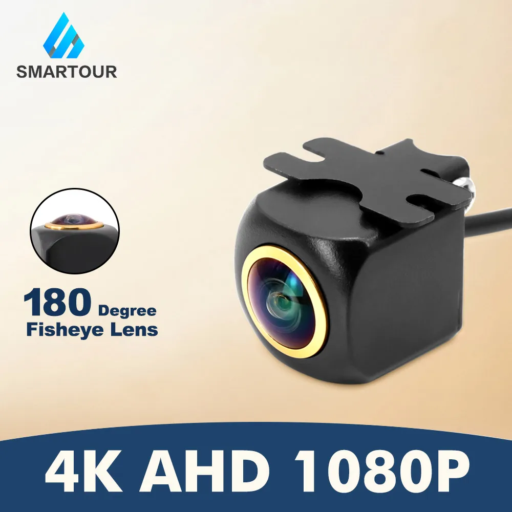 

SMARTOUR Golden Lens 1920x1080P Car Rear View Camera Full HD Night Vision Reverse AHD Fisheye Vehicle Parking Camera