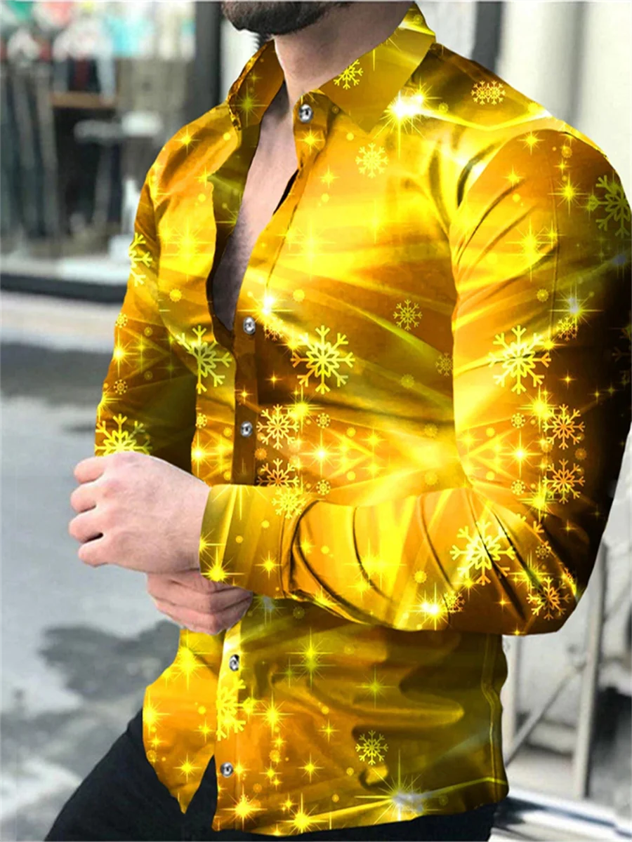 Fashion Men's Tops Button Shirt Long Sleeve Designer Design Party Outdoor Spring Summer Luxury Comfort Tops men casual shirts