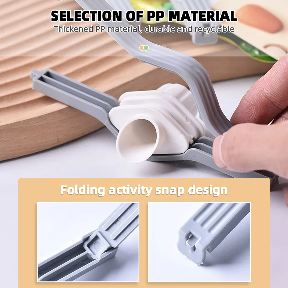 Seasoning Sealing Clip Condiment Snack Bag Seal Clamp Coffee Package Storage Clip Kitchen Accessories Food Fresh Tools