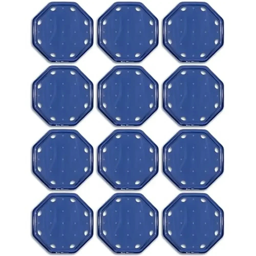 Inflatable Solar Pool Heaters 12 Pack Pool Heating & Insulation Fast Inflation Energy Efficient Minimalistic Design 5x5 ft