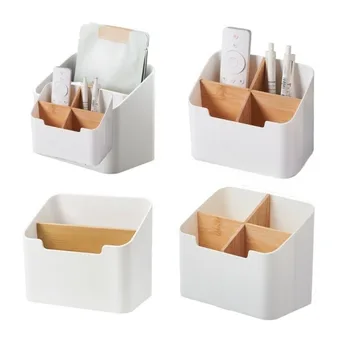 Multi-Function Remote & Cosmetic Storage Box – Home Organizer 1