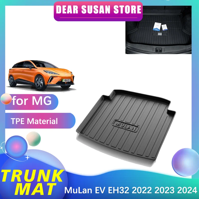 Leather Car Trunk Mats For MG4 EV EH32 2022 2023 2024 Water Proof Protection  Coffre Voiture Car Rear Trunk Mats Car Accessories - AliExpress