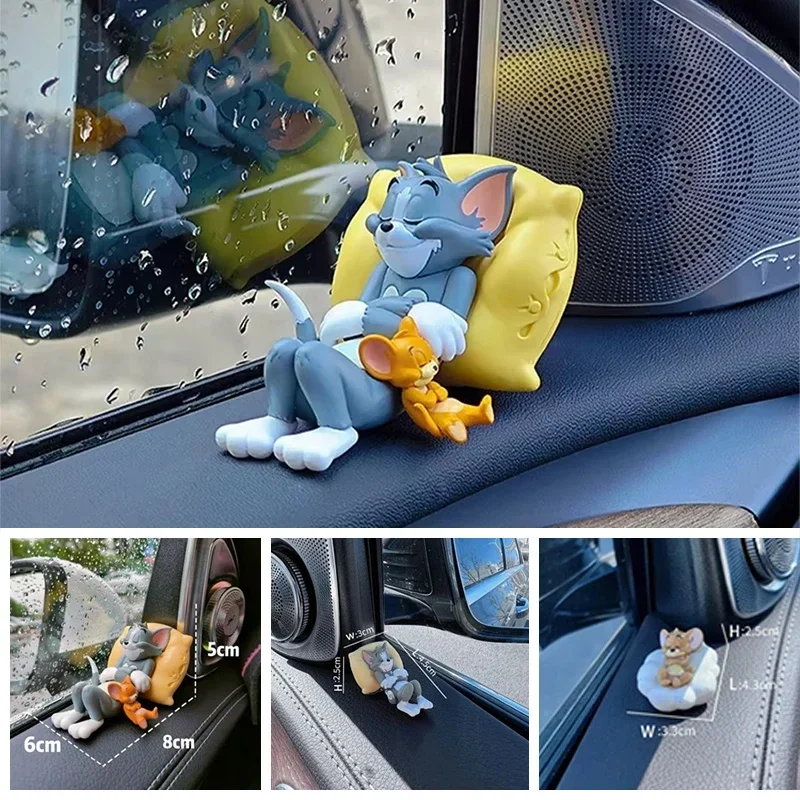 Playful Cartoon Ornament for Car Interior Decoration and Gifts