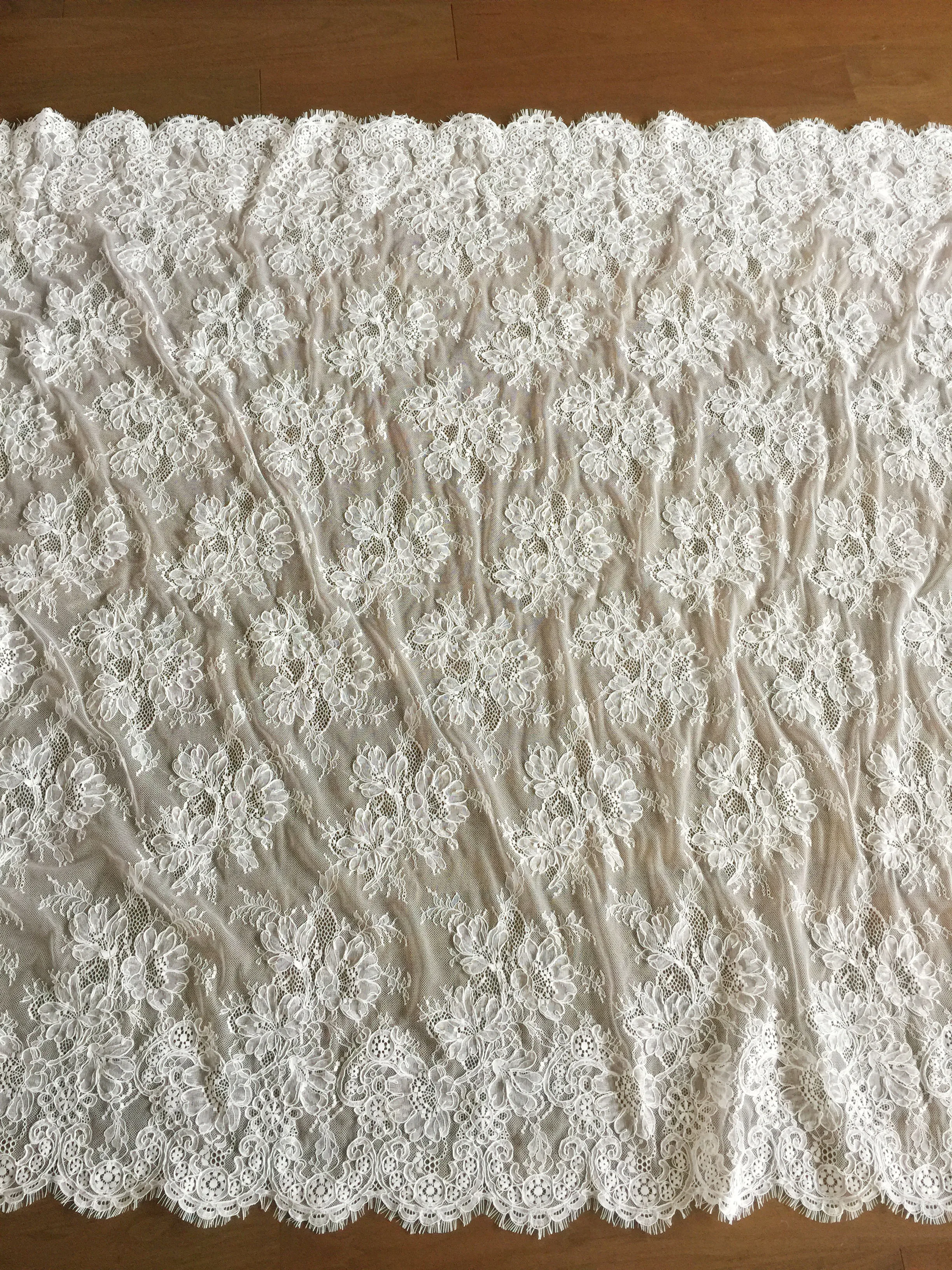 Tecido Renda Branca: Guia Prático para Usar a Renda Alençon na Confecção de  Vestidos e Projetos de Costura, image size:2448x3264