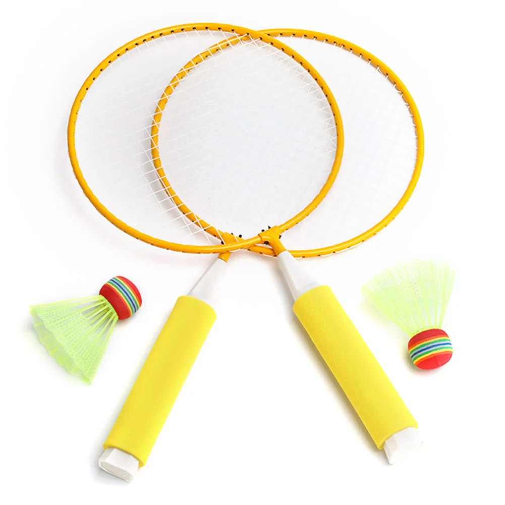 Badminton Racket Set with 2 Shuttlecocks Outdoor Racquet Sports Toys Badminton Racquet Set for Kids Indoor and Outdoor Sport
