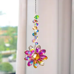 Daisy Crystal Sun Catcher Rainbow Maker - Indoor and Outdoor Decoration Ornament (Colour)