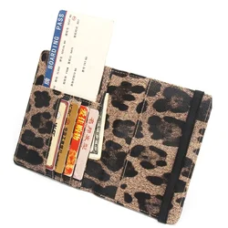 Leopard Print Waterproof RFID-Blocking Passport Cover (BrownLeopard)