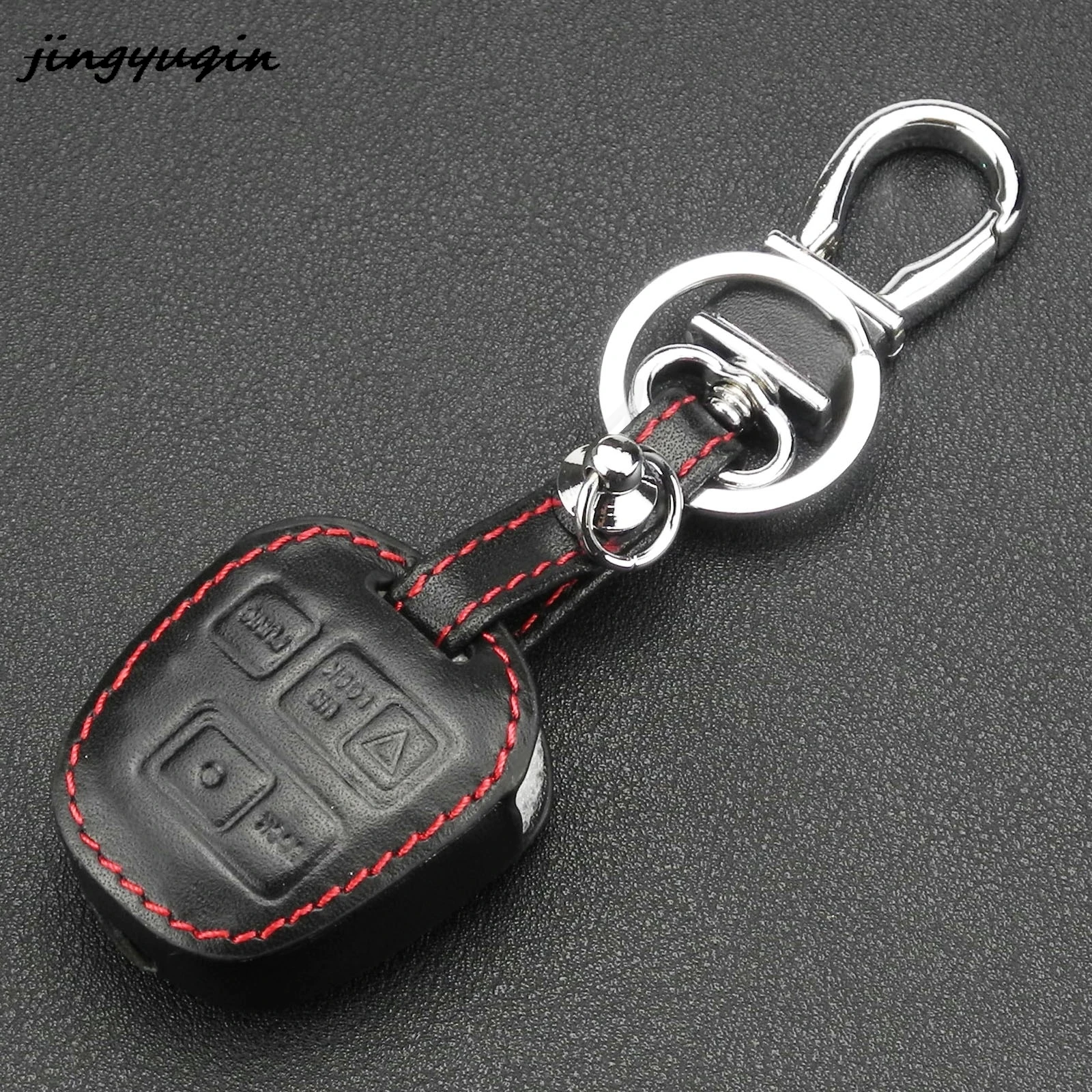 

Jingyuqin 10 шт./лот 3 btn чехол для автомобильного ключа кожаный чехол для Toyota Tarago RAV4 Corolla Camry Celica Avalon для Lexus RX300 ES300