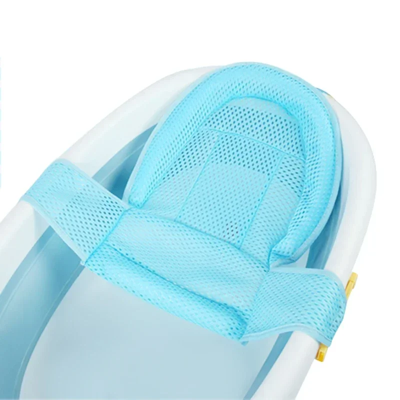Tappetino da bagno per neonato T-Net regolabile per vasca da bagno per neonato Protezione per il bagno Accessori per il bagno Prodotti per bambini Tappetino e doccia pieghevoli - immagine 4