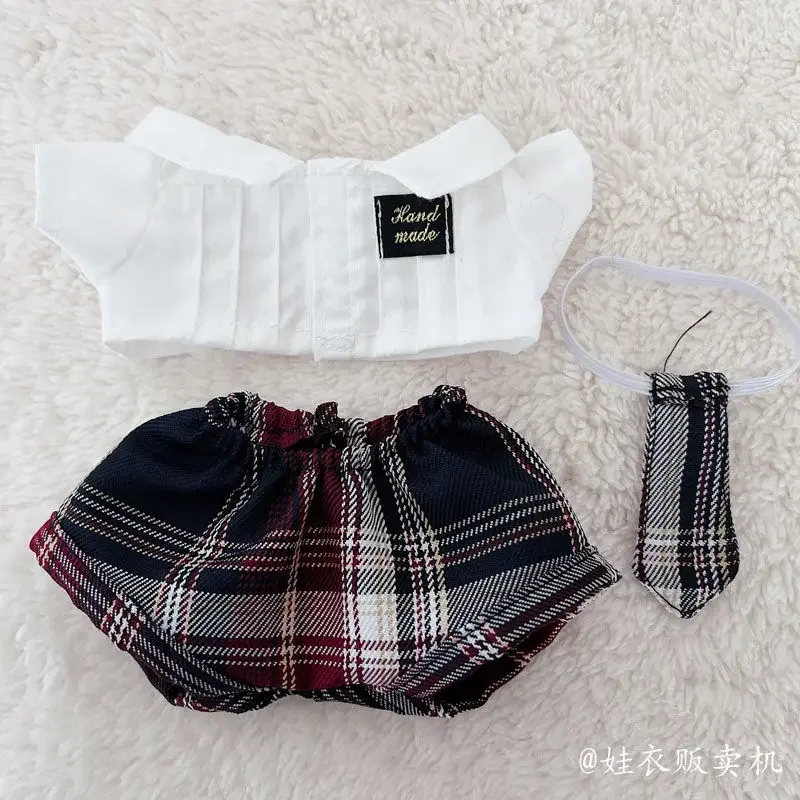 10cm and 20cm baby clothes, cotton dolls, innocent guardianship of couples, college uniform set, no attributes 6