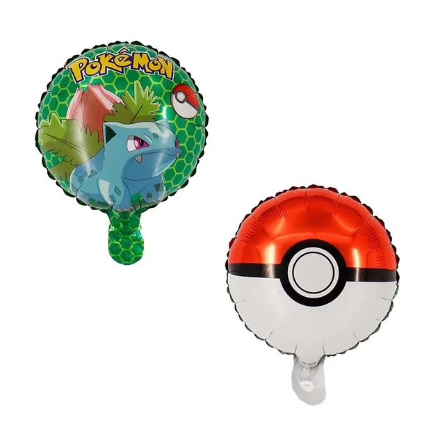 Pokemon balloon Pikachu Squirtle Bulbasaur Pikachu Human figure Aluminum  balloon Decoration Supplies Kids Birthday Party Gift - AliExpress