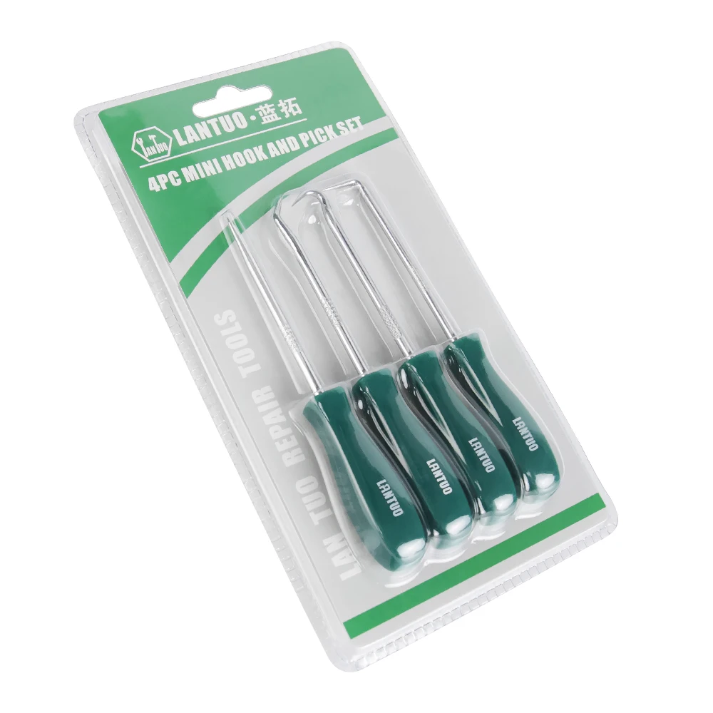 Oil Seal Screwdrivers Car Auto Vehicle Oil Seal Screwdrivers Set O-Ring Gasket Puller Remover Pick Hooks Tools 4Pcs