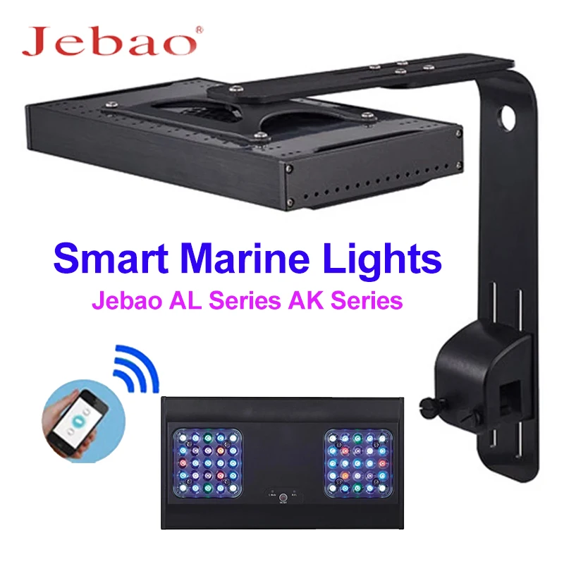 

2022 Jebao ML AL AK Series Coral Lamp Reef Led ML-60 ML-120 Brilliantly Illuminate Freshwater And Marine Aquarium WiFi APP Model