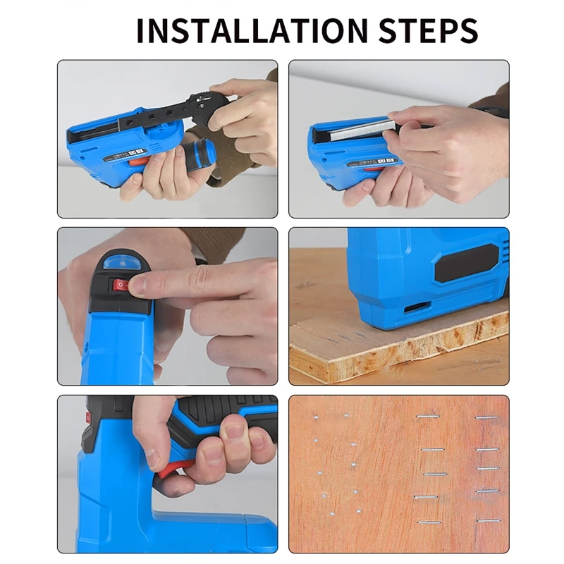 Pistolet à clous électrique aste par USB, 2 en 1, Odorà clous Storial, Sans fil tronic ler