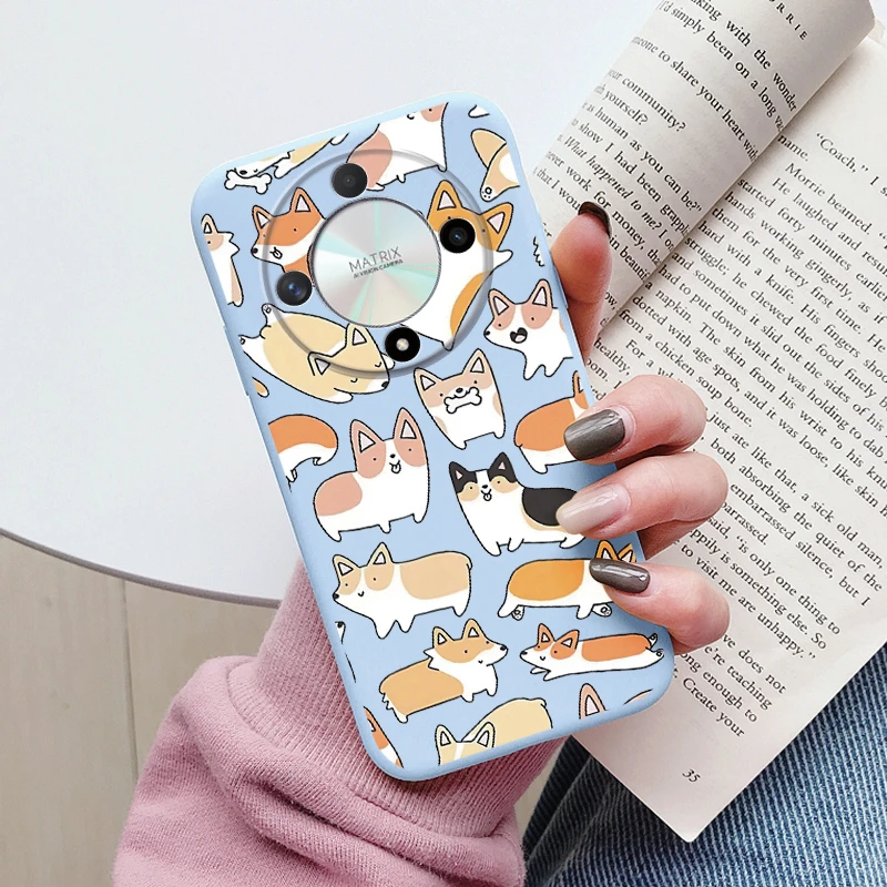Cute Cat Silicone Soft Back Case with Lovely Cartoon Design