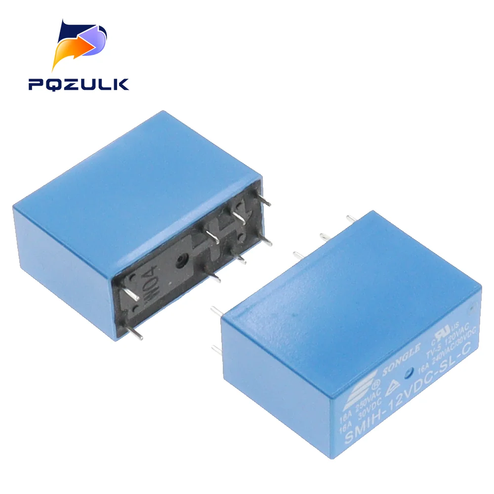Rel&eacute; 5 V 16 A 8 Pines SMIH 05VDC SL C Power Relay