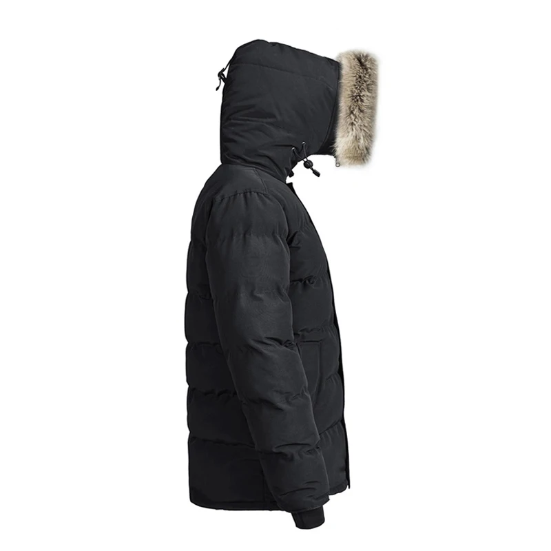 -30 C FIT Plus Thick Velvet Down & Parka coat 6XL 7XL 8XL  winter jacket men waterproof windproof chaquetas hombre 6