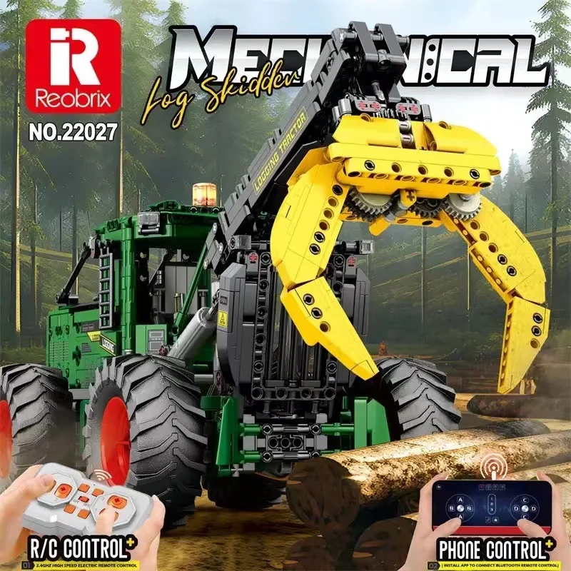 

NEW 1741pcs Technical APP Remote Control Moter Power Skidding Tractor Building Blocks Bricks Assembling Model Toys For Kids Gift