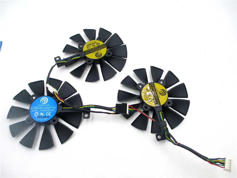 Nuovo Pld09210S12M Pld09210S12Hh Ventola Di Raffreddamento Per Asus Strix Gtx 1060 Oc 1070 1080 Gtx 1080Ti Rx 480 Gpu Vga Del Dispositivo Di Raffredda