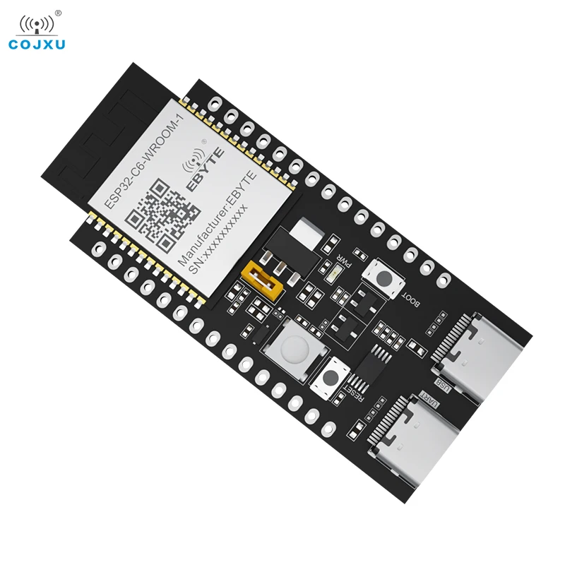 ESP32-C6 블루투스 와이파이 테스트 키트, USB 인터페이스 ESP32 테스트 보드, 간편한 사용, 2.4GHz, BLE5.3, WiFi6, COJXU, ESP32-C6-WROOM -1 TB