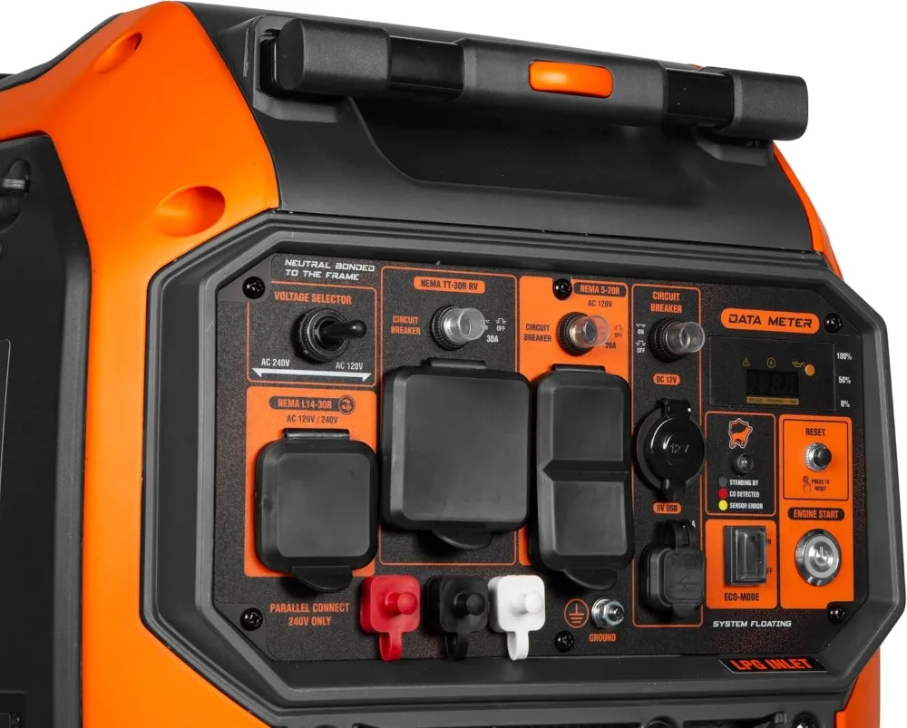 6800W Dual Fuel Generator 2